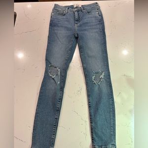 Free People High Waisted Skinny Jeans